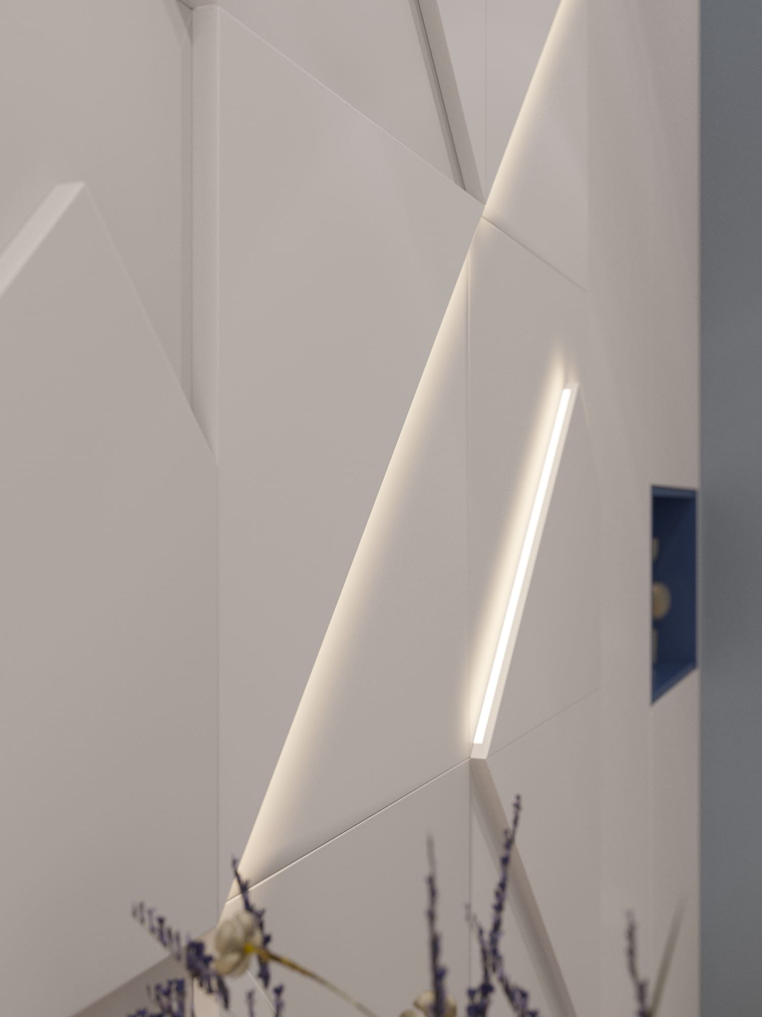 Стеновые 3D панели "Милк" / FRACTO