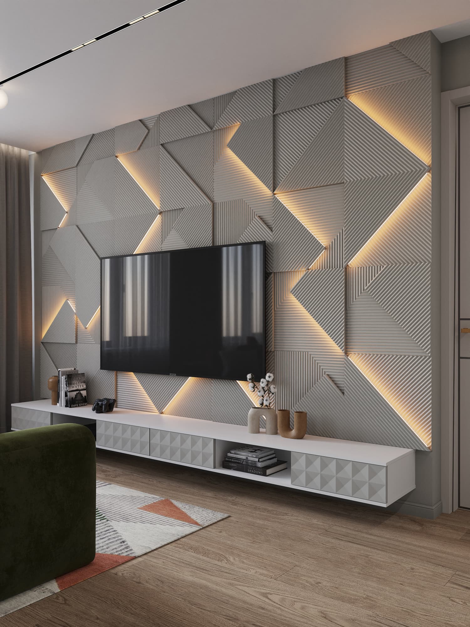 Стеновые 3D панели "Кварц" / CRYSTAL