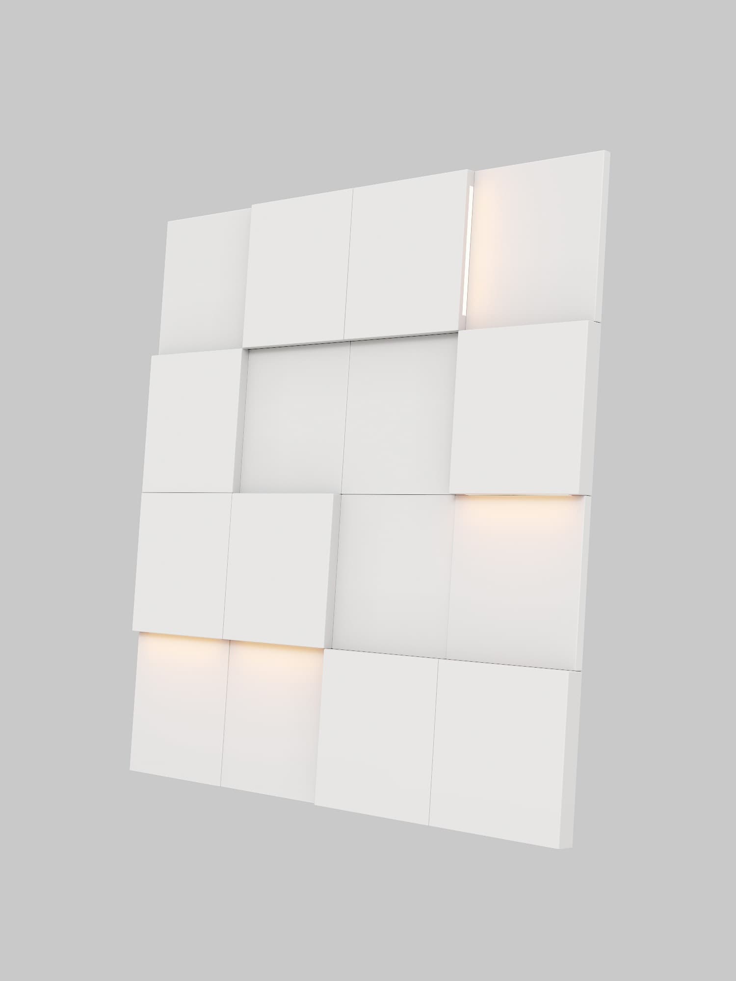 Стеновые 3D панели "Милк" / PIXEL