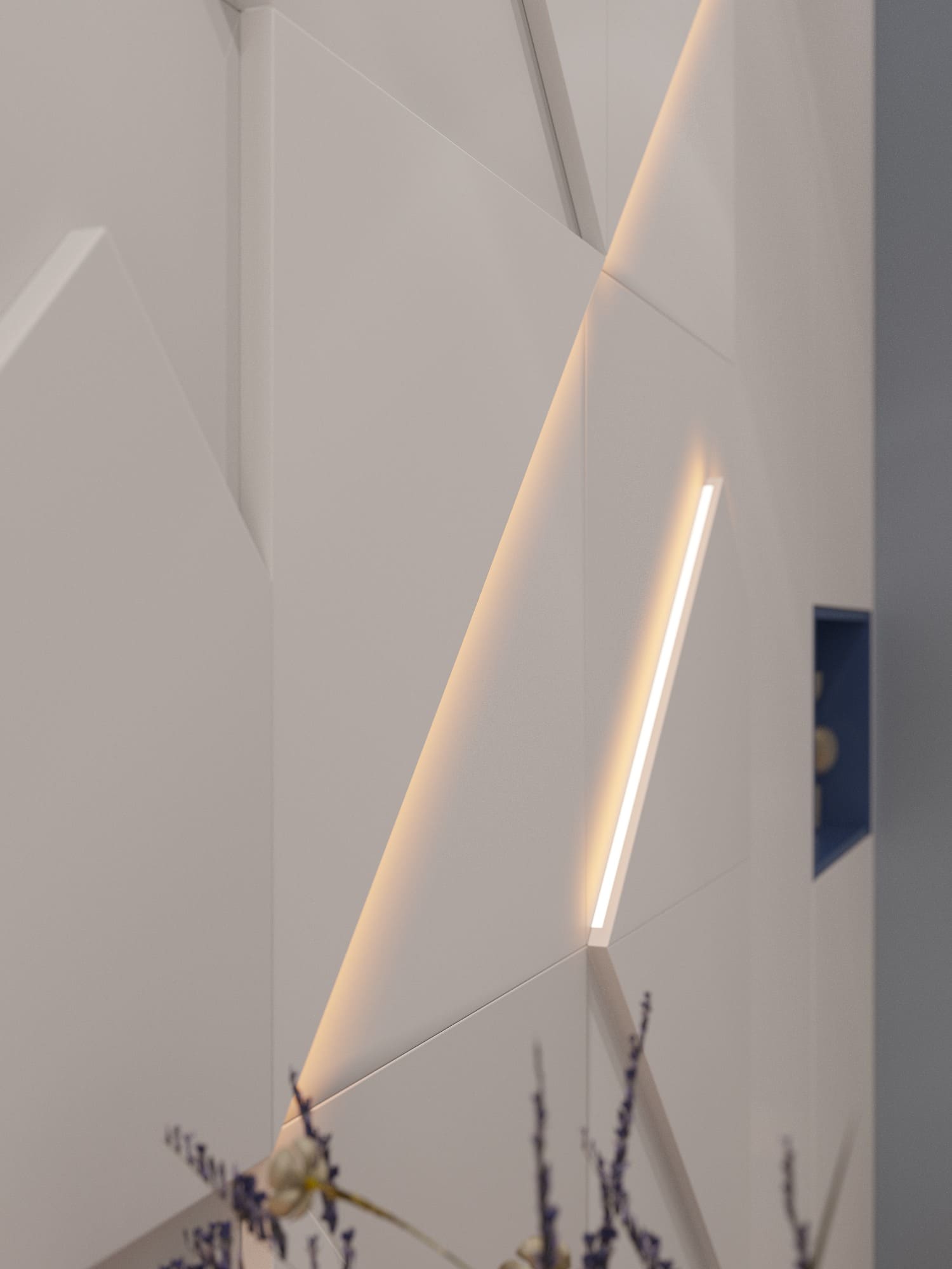 Стеновые 3D панели "Милк" / FRACTO