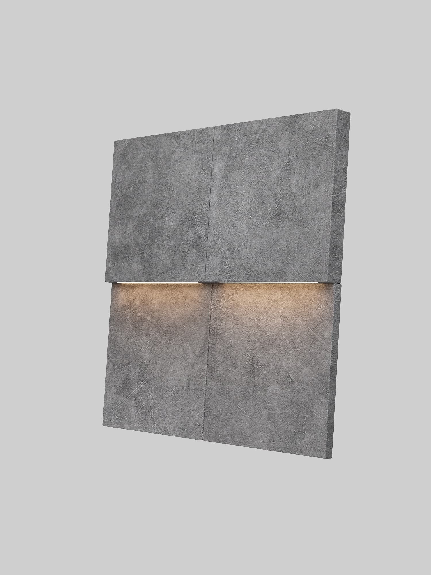 Стеновые 3D панели "Бетон графит" / PIXEL