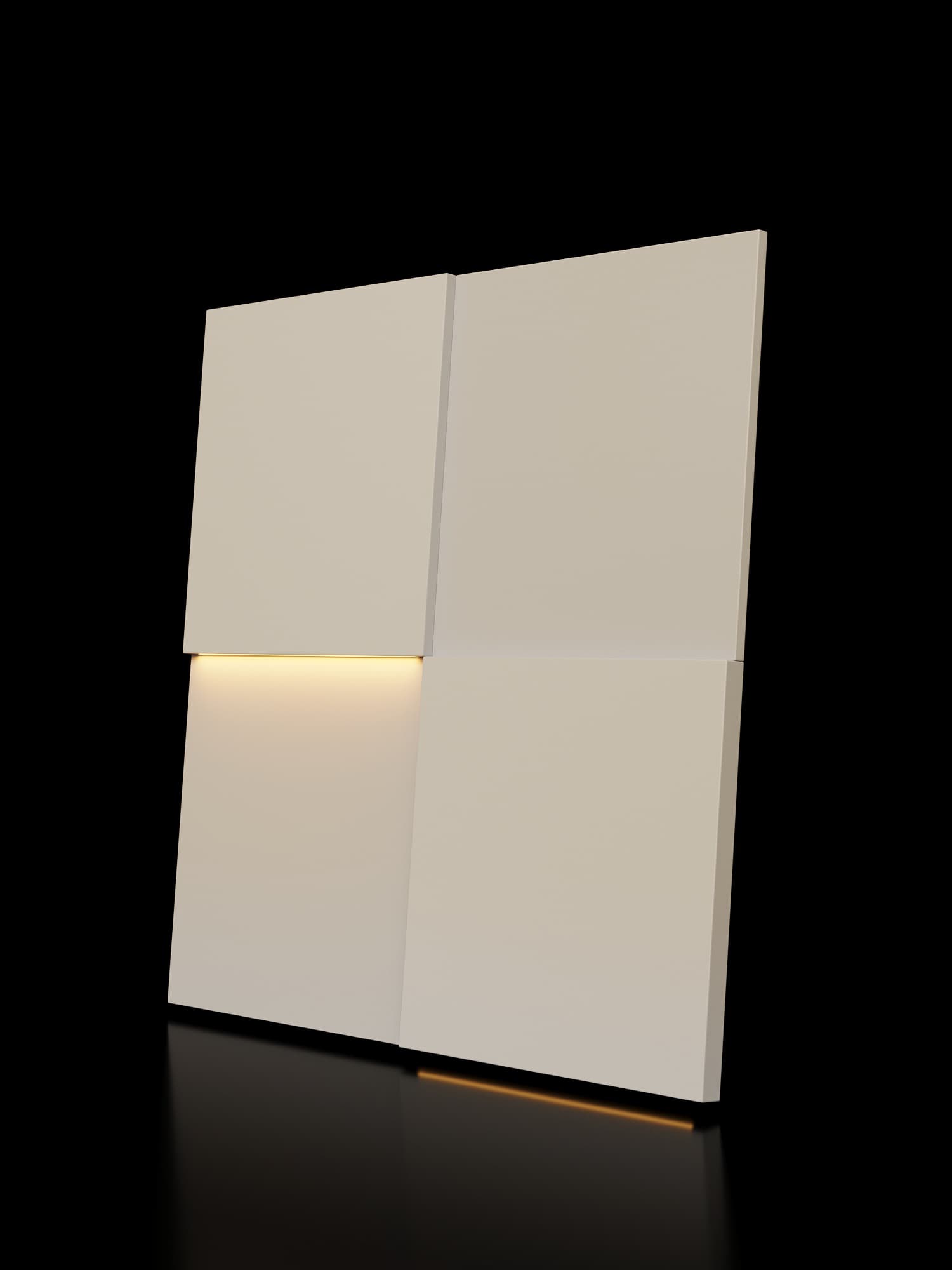 Стеновые 3D панели "Амарок" / QUADRO