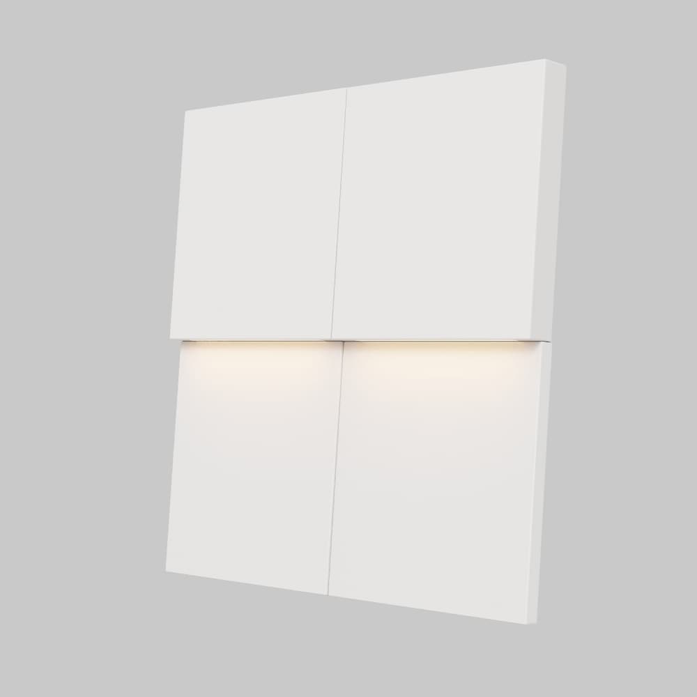Модульная стеновая панель с 3D и LED подсветкой МИЛК / PIXEL