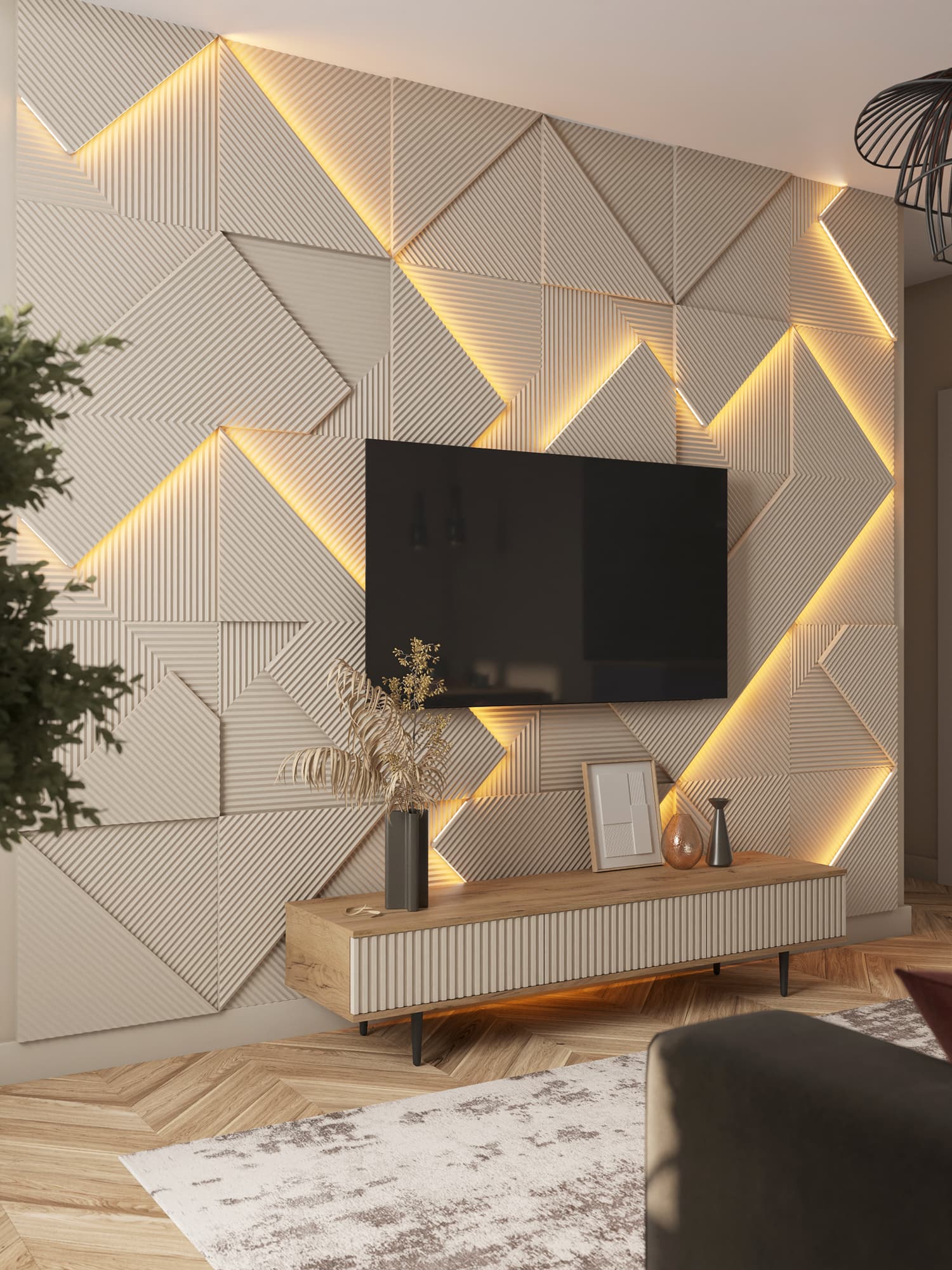 Стеновые 3D панели "Амарок" / CRYSTAL