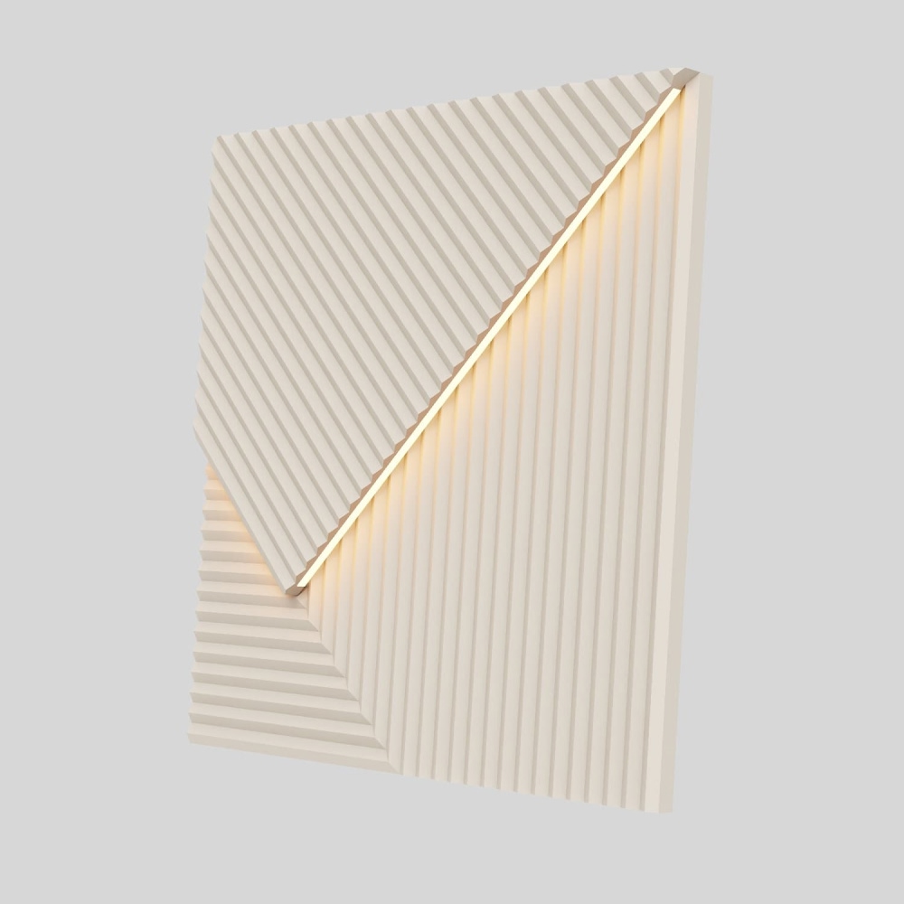Модульная стеновая панель с 3D и LED подсветкой АМАРОК / CRYSTAL